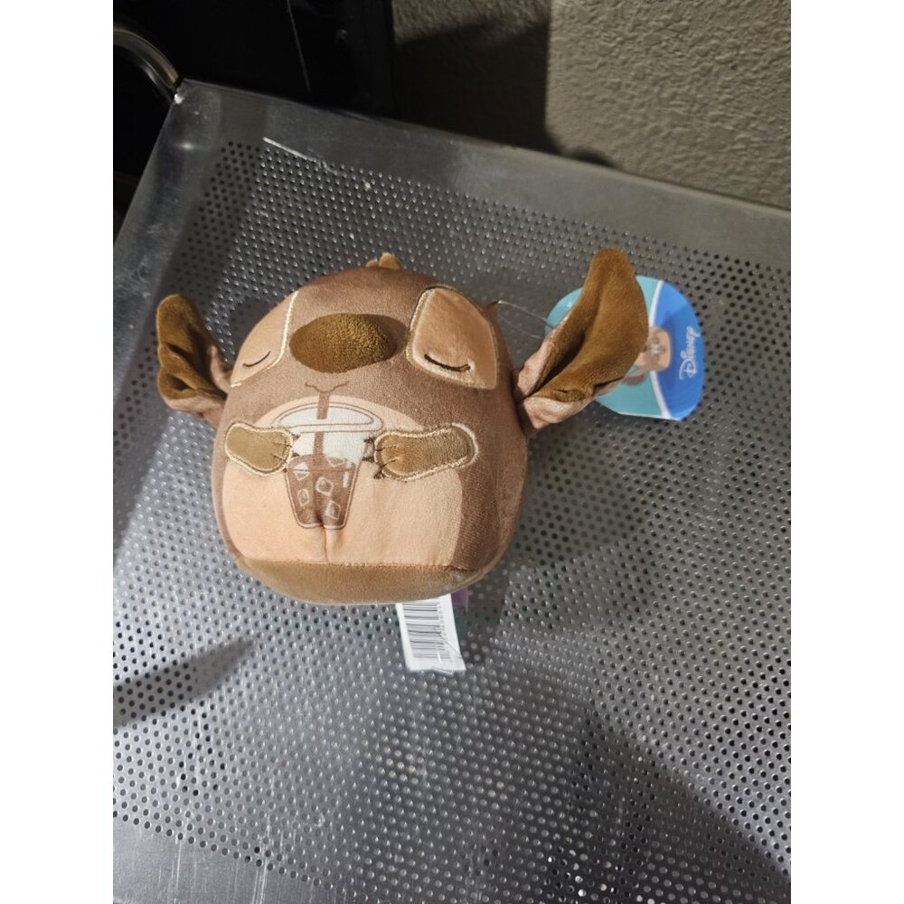 Disney Squishmallows Mystery Squad Scented 5" Stitch Sipping a Caramel Coffee